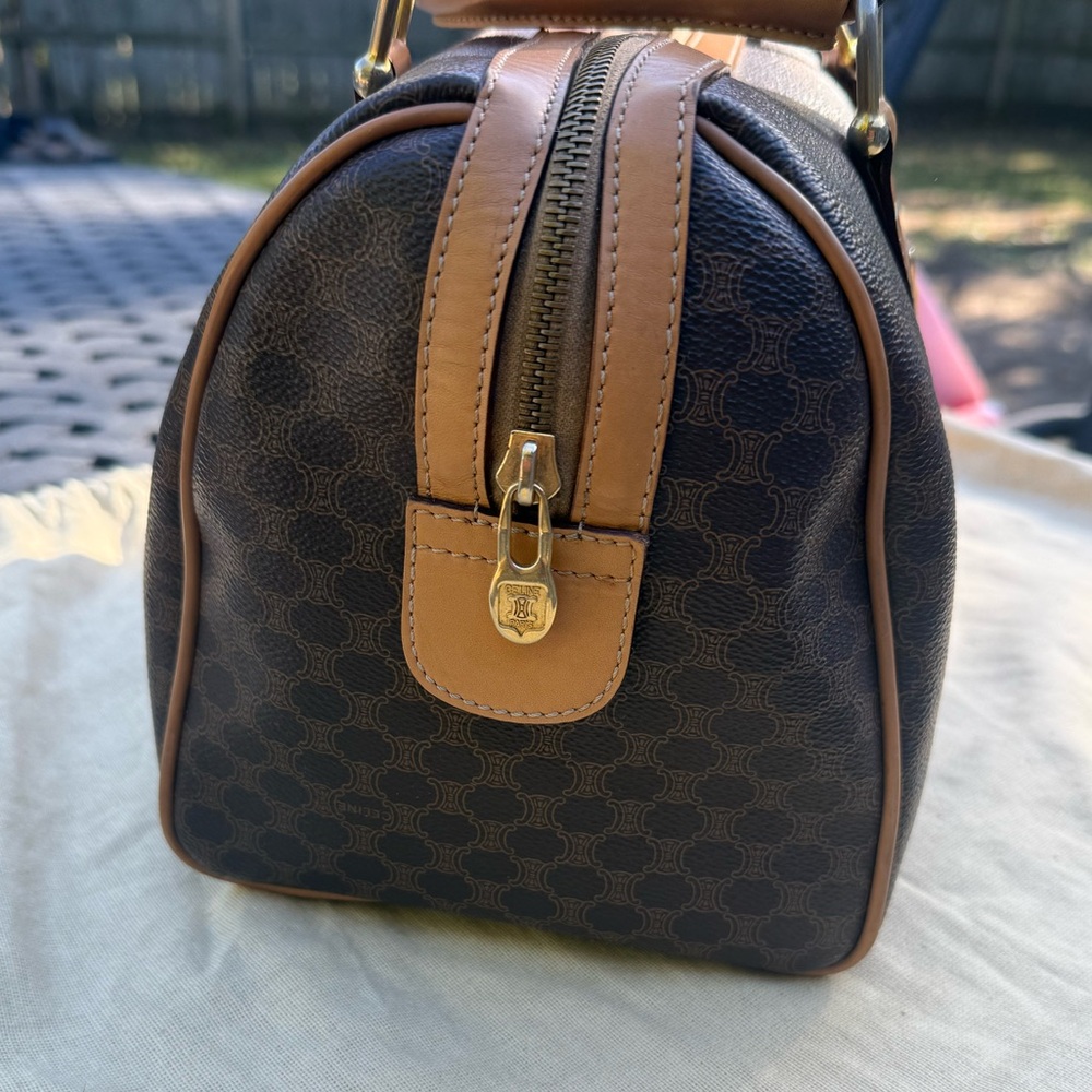 🤎 Celine Macadam Small Boston Duffle Bag - Picture 6 of 13